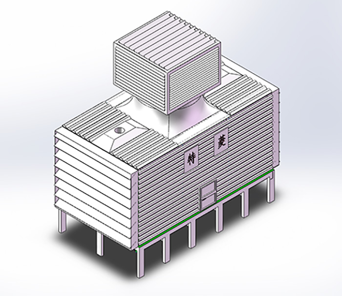 玻璃钢开式冷却塔